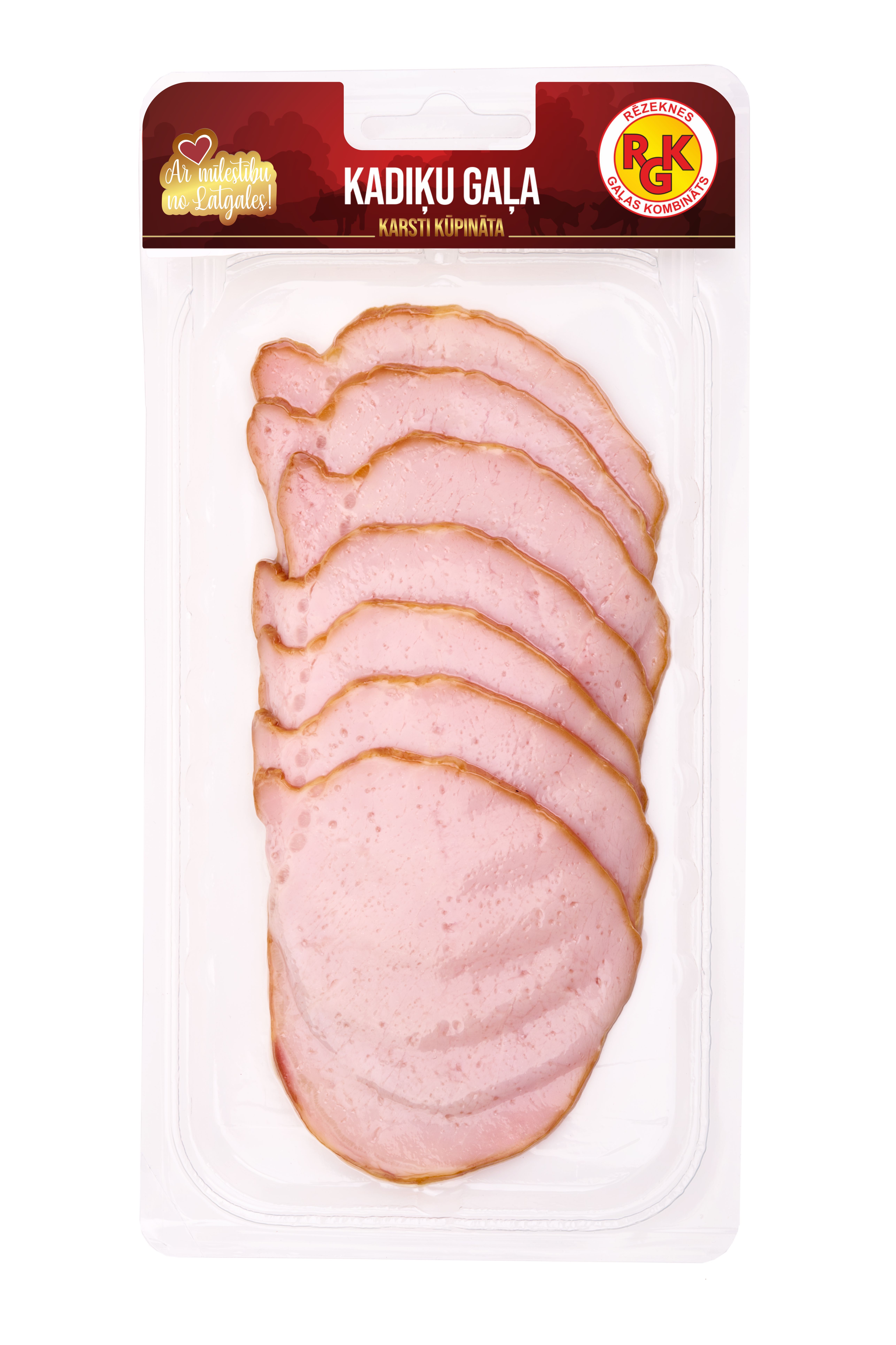 Gaļa p/ž Kadiķu, šķēlēs 100g, RGK