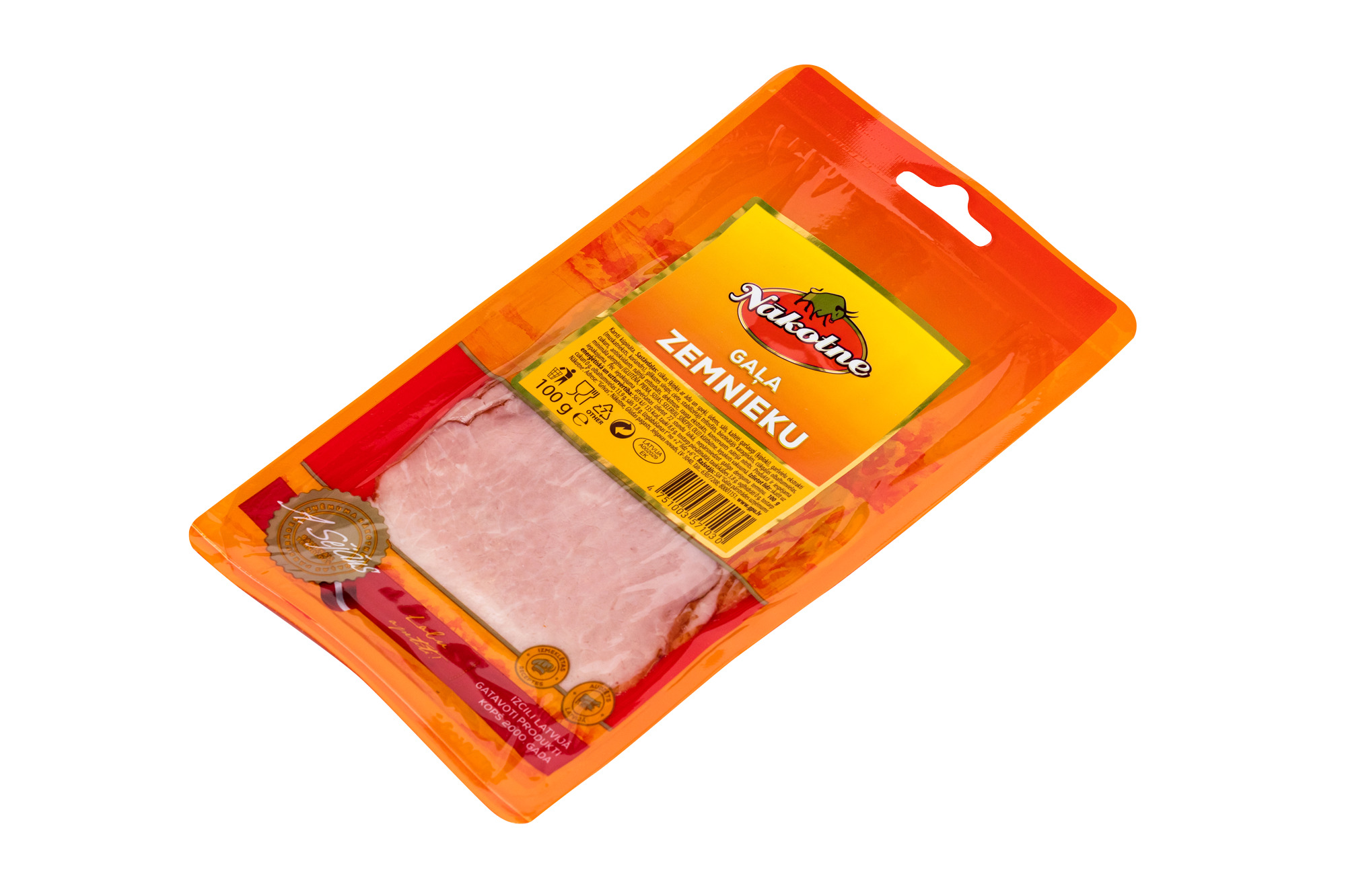 Gaļa Zemnieku, kūpin. šķēl. 100g, GPU Nākotne