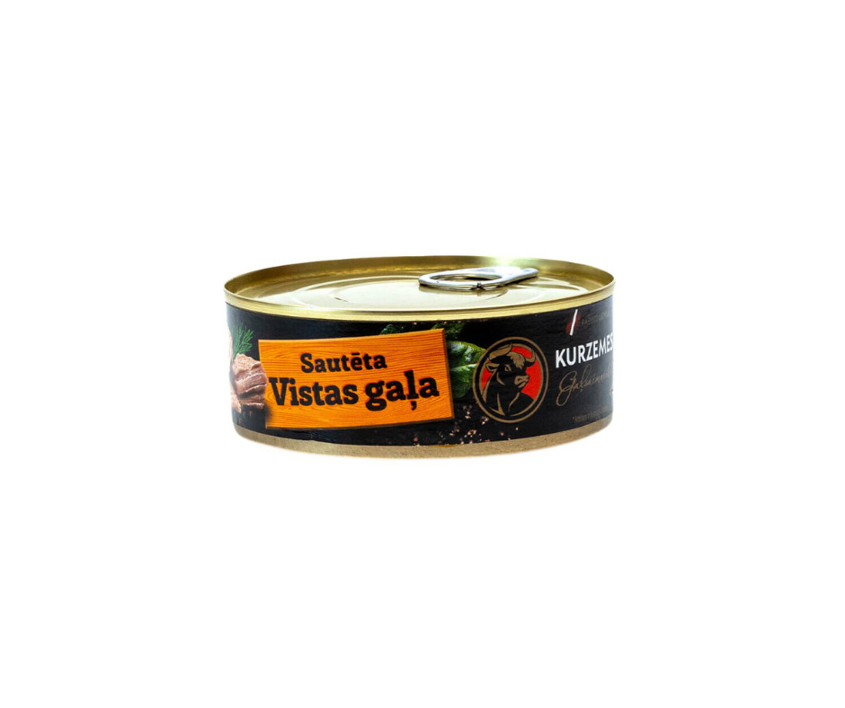 Gaļas konservs Sautēta vista 250g, KGS