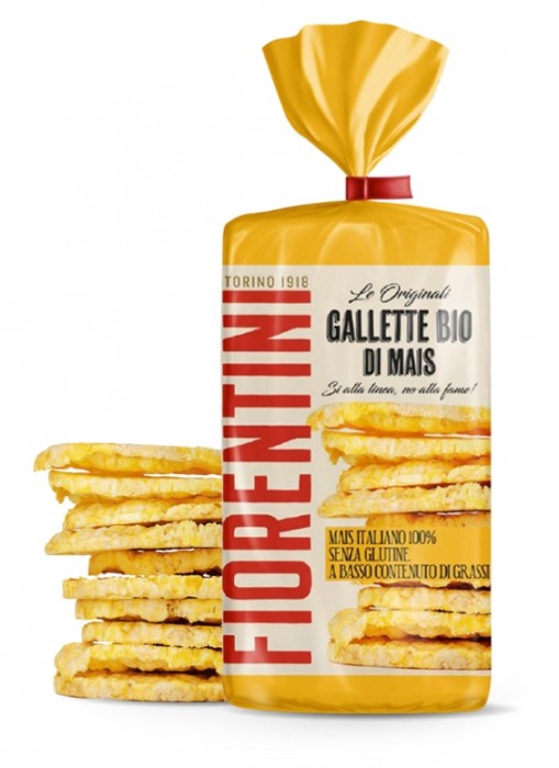 Galetes Bio kukurūzas 120g, Fiorentini