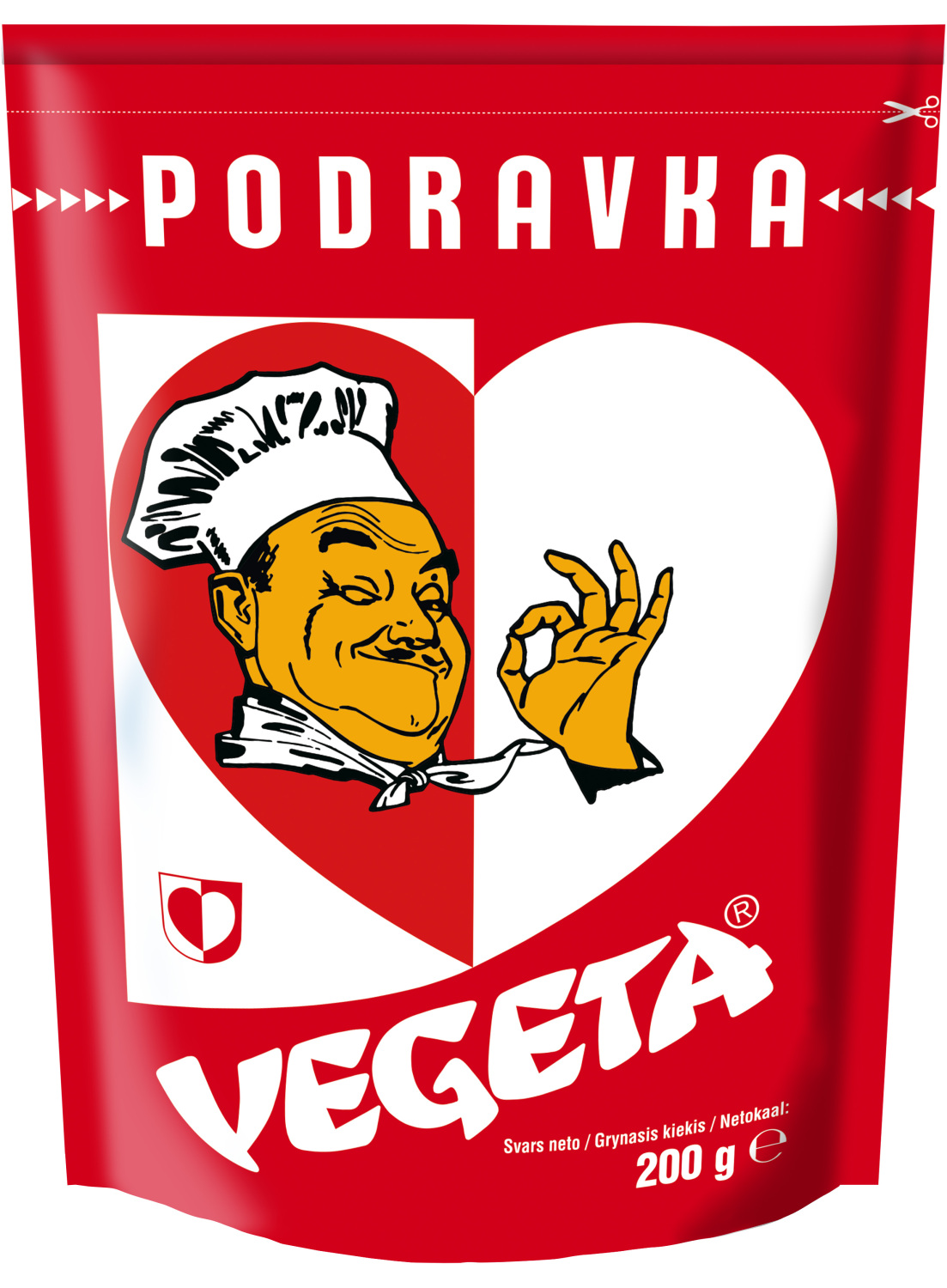 Garšviela universālā Vegeta 200g, Podravka