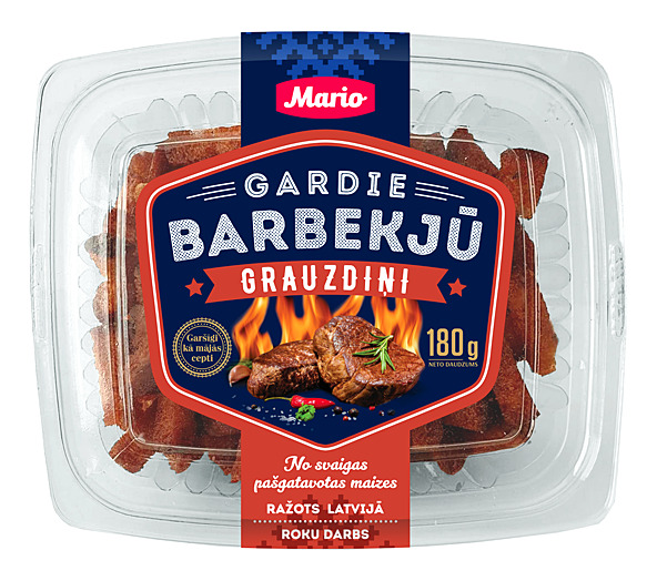 Grauzdiņi Gardie, ar barbekjū garšu 180g, Mario