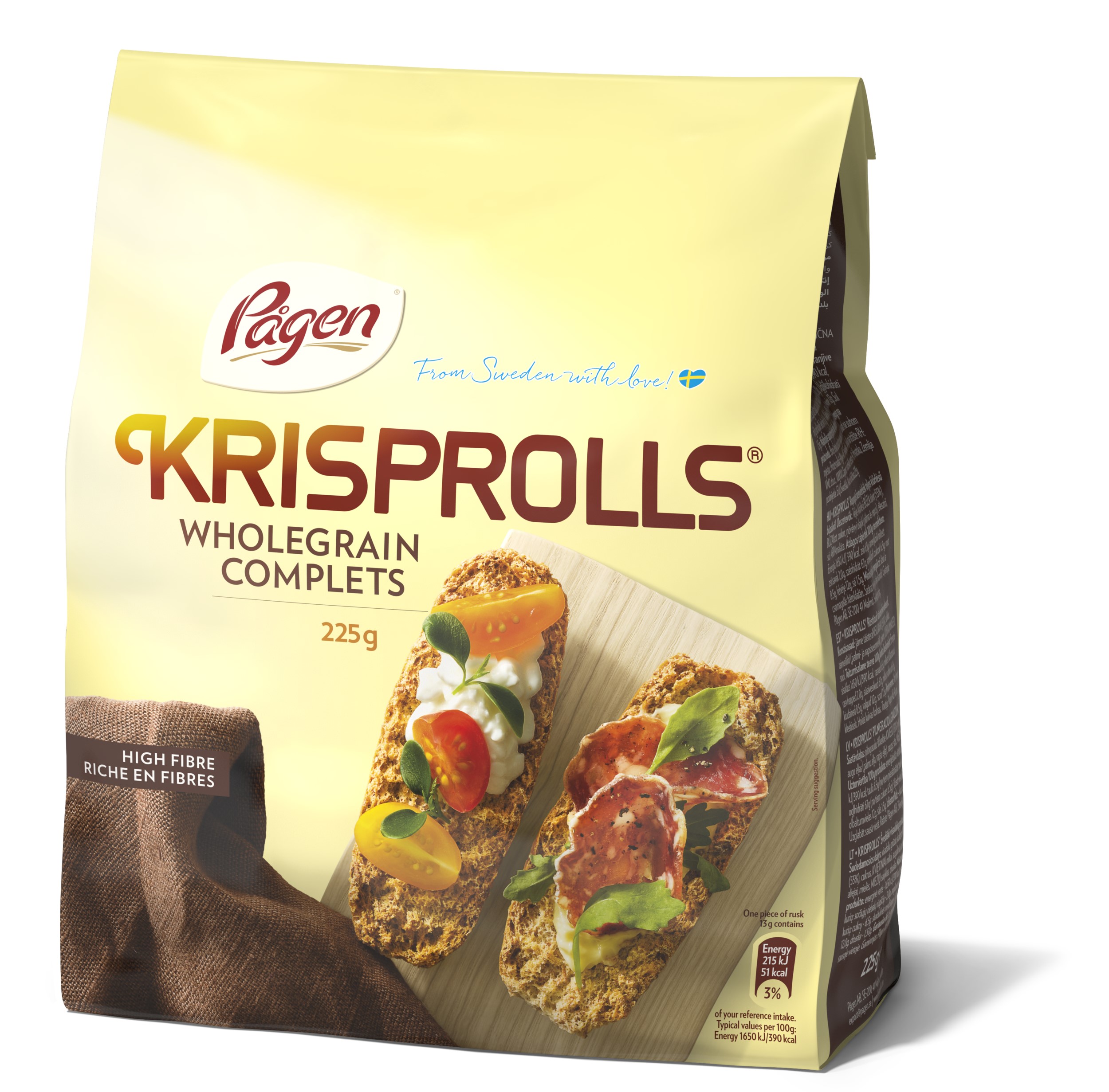 Grauzdiņi pilngraudu 200g, Krisprolls