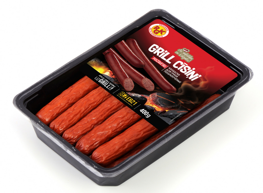Grilcīsiņi pusžāvēti 400g, RGK