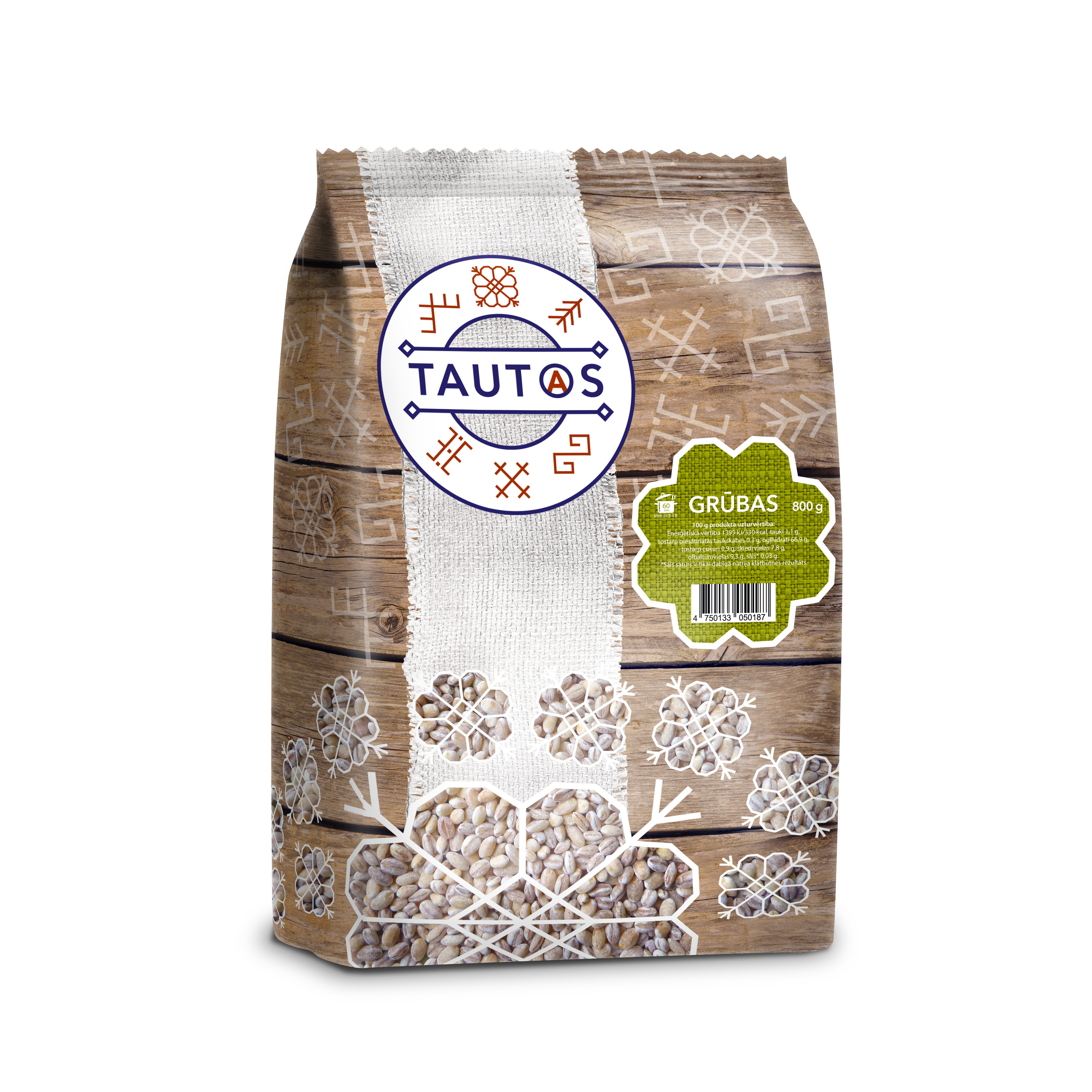 Grūbas 800g, Tautas