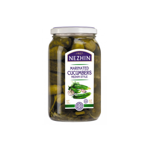 Gurķi marinēti (7-9 cm) 920g (414g), Nezhin
