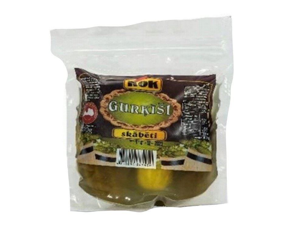 Gurķīši skābēti 470g, KOK