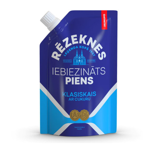 Iebiezināts piens ar cukuru klasiskais 250g, Rēzeknes Leģenda
