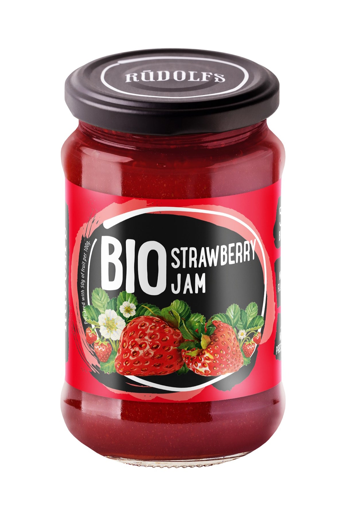 Ievarījums Bio Zemeņu  400g, Rūdolfs