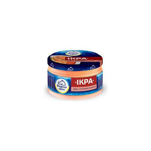 Ikru pasta ar kūpinātu lasi 160g, Vodnij Svit