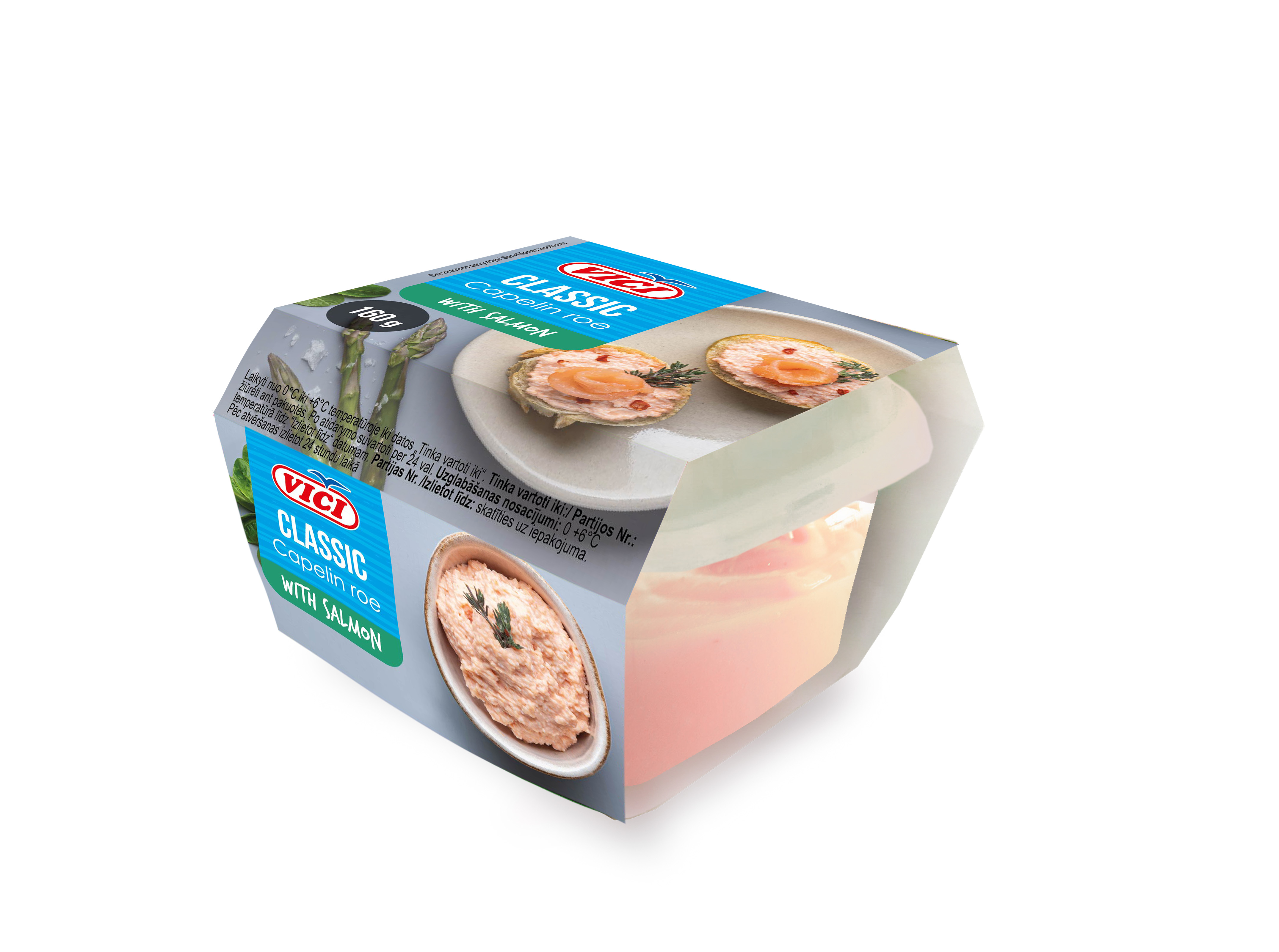 Ikru smēriņš ar lasi 160g, Viči