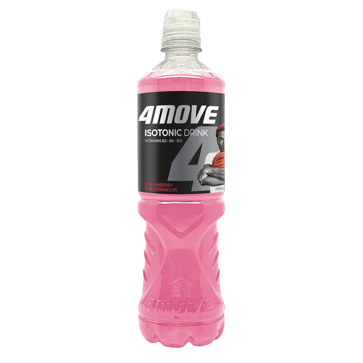 Izotonisks dzēriens 4 MOVE, Zemeņu un arbūza 0.75l PET