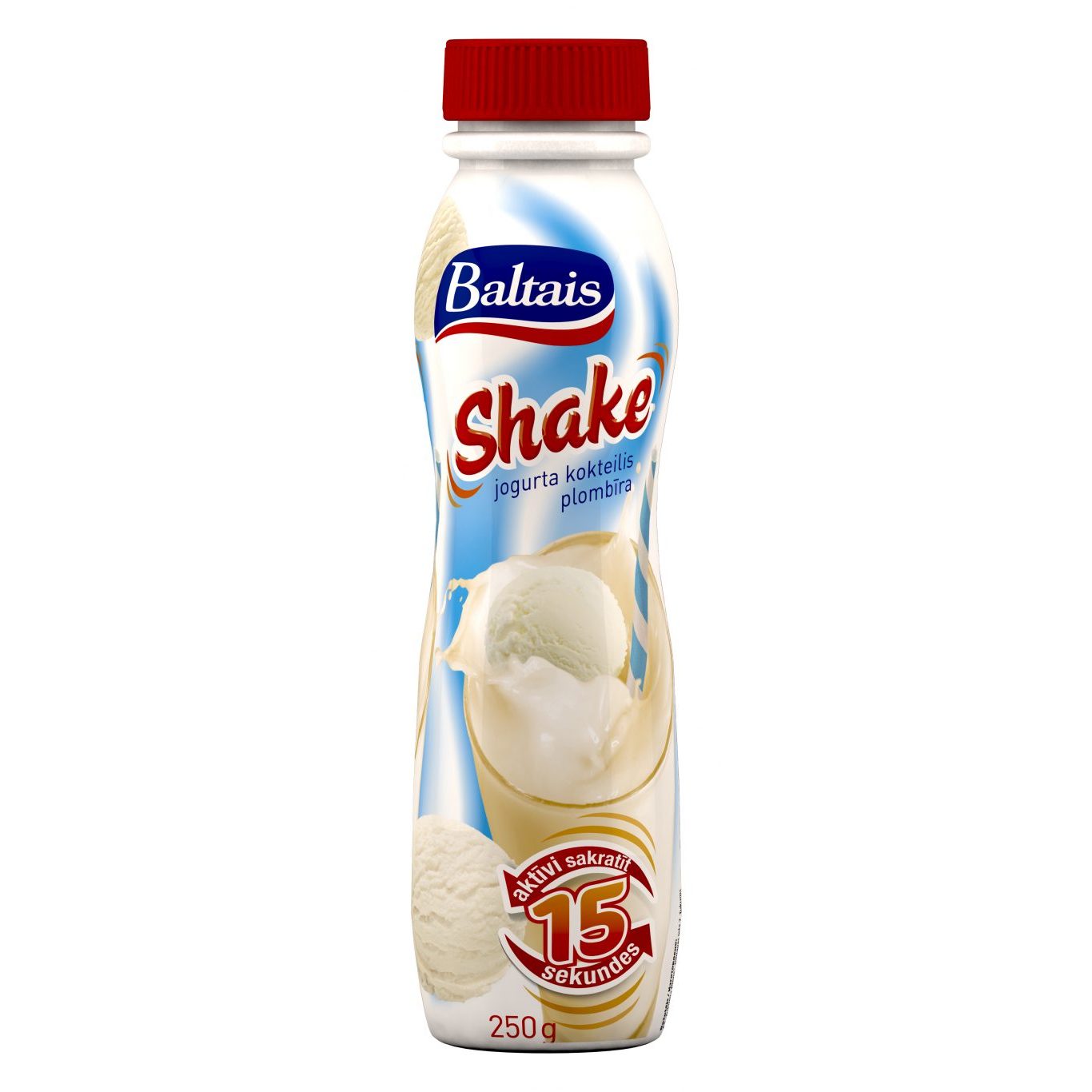 Jogurta kokteilis Shake Plombīra 250g, Baltais