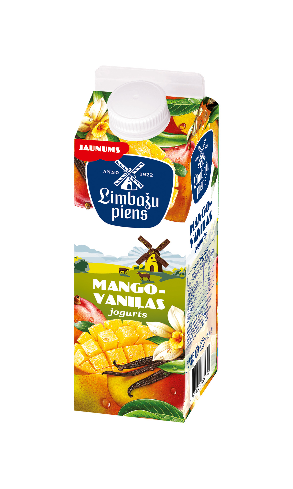 Jogurts mango-vaniļas 950g, Limbažu Piens