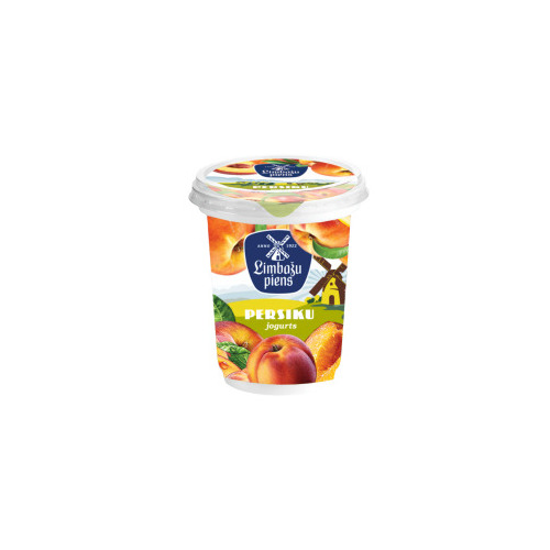 Jogurts persiku, 320g, Limbažu Piens