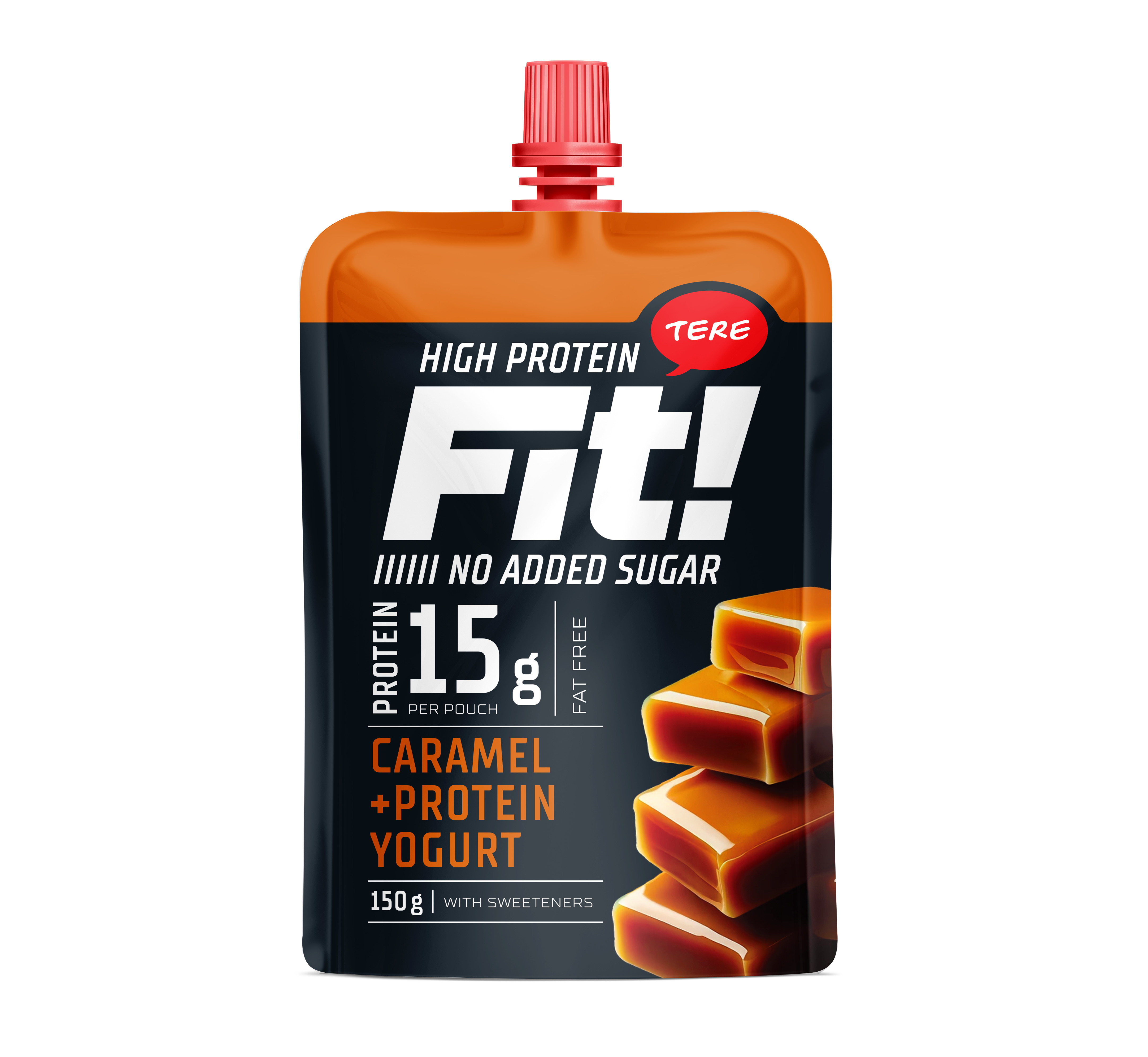 Jogurts proteīna karameļu 150g, FIT!