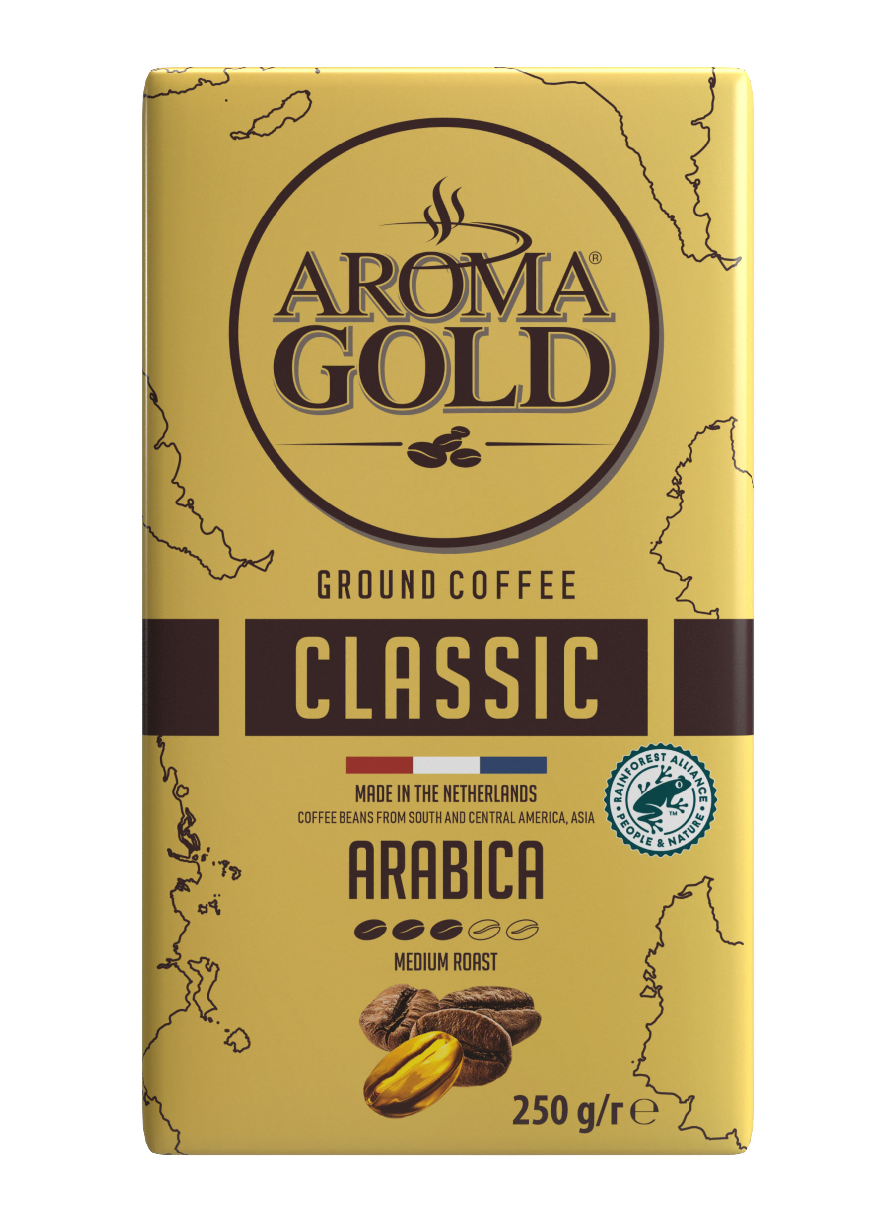 Kafija malta In-Cup 250g, Aroma Gold.