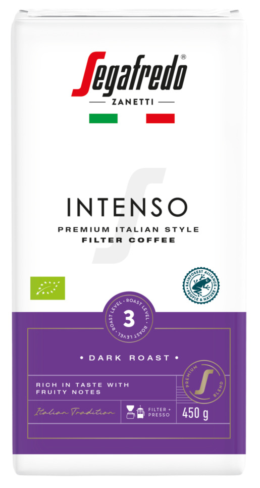 Kafija malta Intenso Ground Coffee 450g, Segafredo