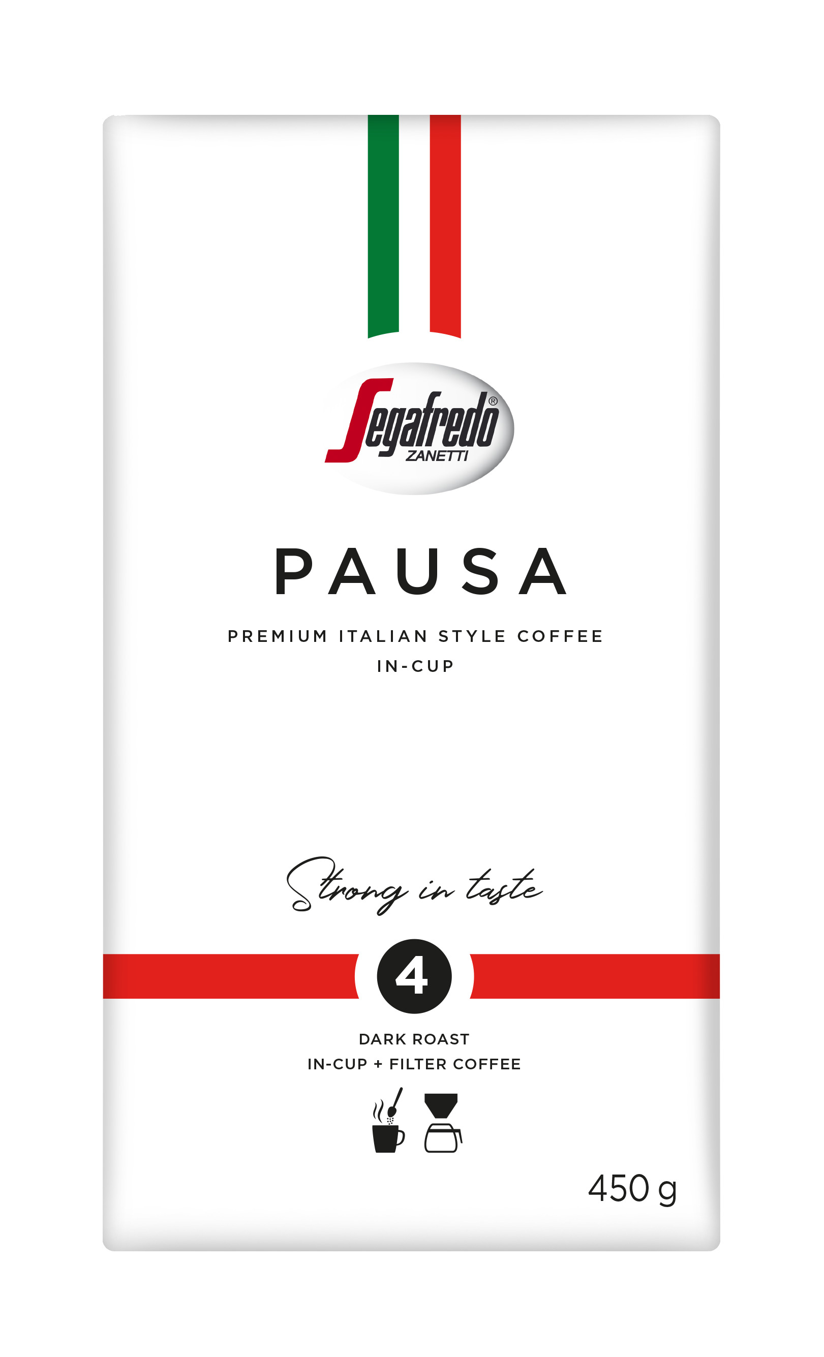 Kafija malta Pausa InCup 450g, Segafredo