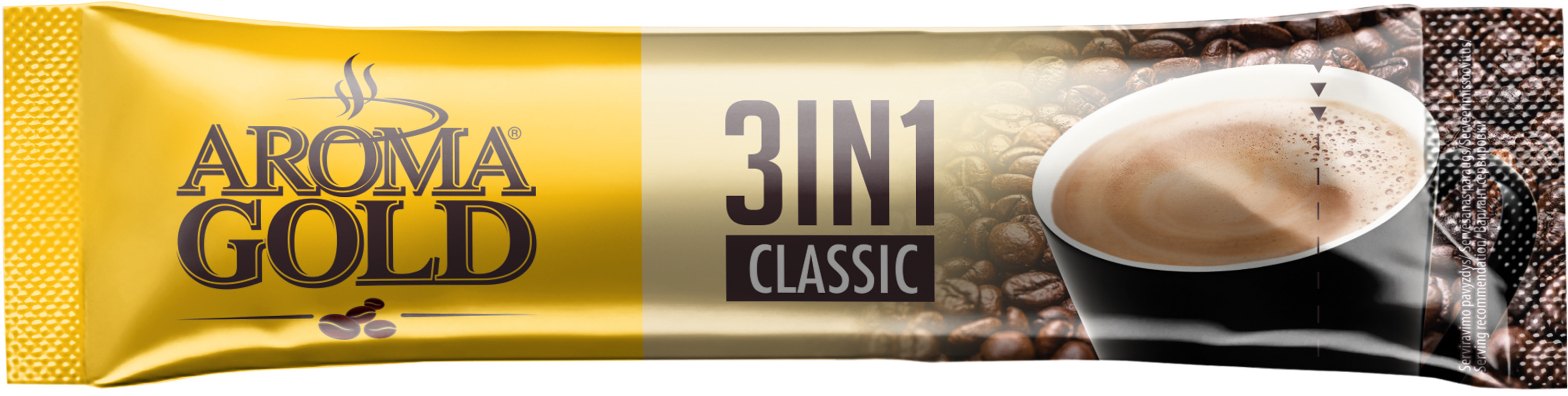 Kafijas dzēriens Aroma Gold 3 in1 17g