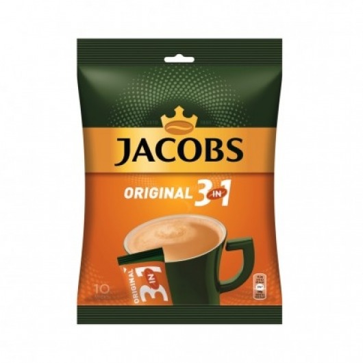 Kafijas dzēriens šķīstošs 3 in 1 Original 10x15.2g, Jacobs