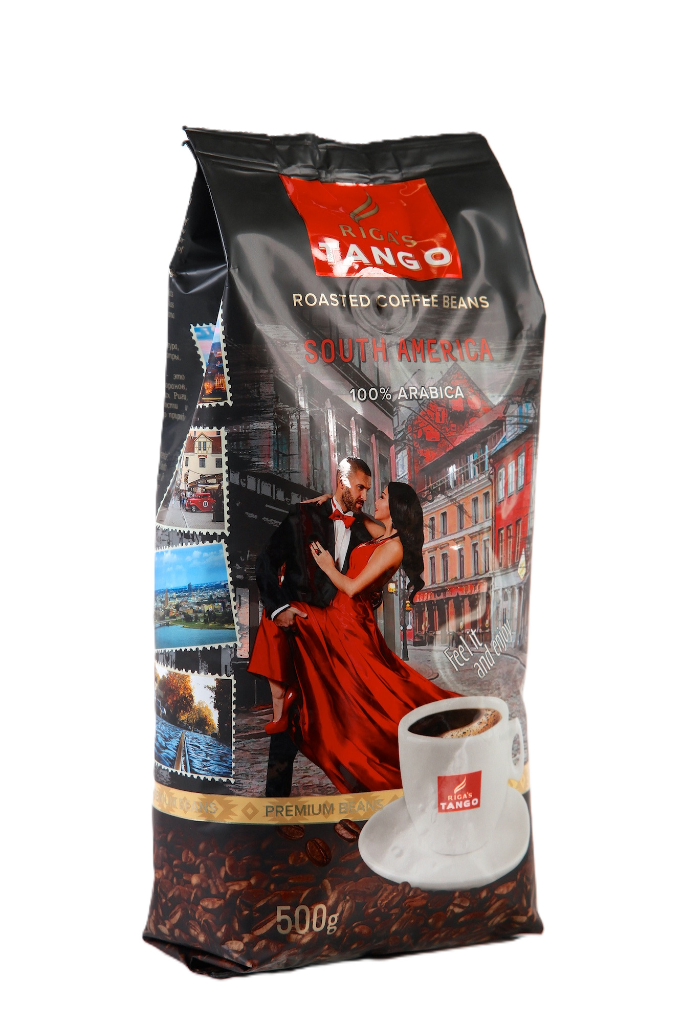 Kafijas pupiņas Rīgas Sarkanais Tango 500g
