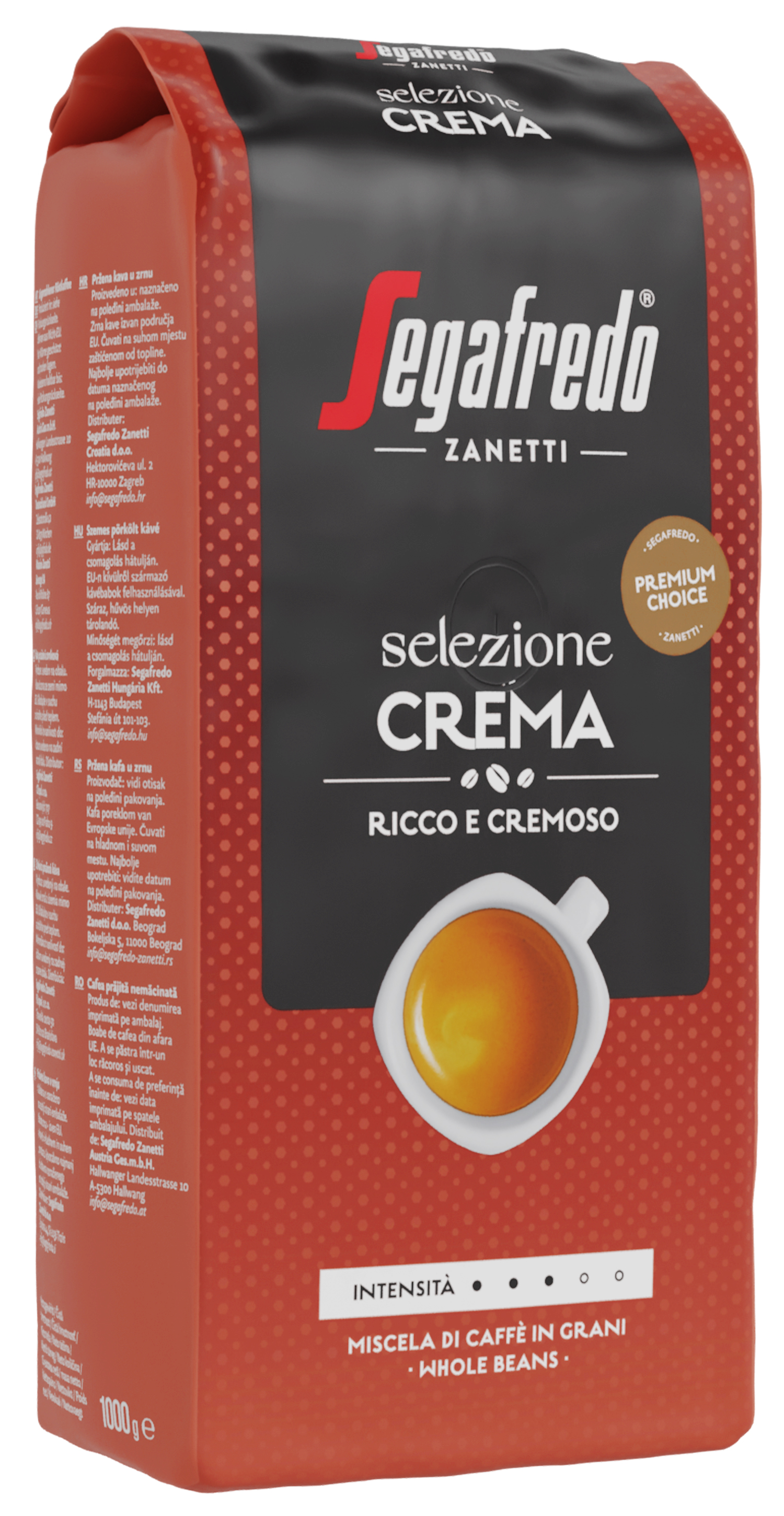 Kafijas pupiņas Selezione Crema 1kg, Segafredo