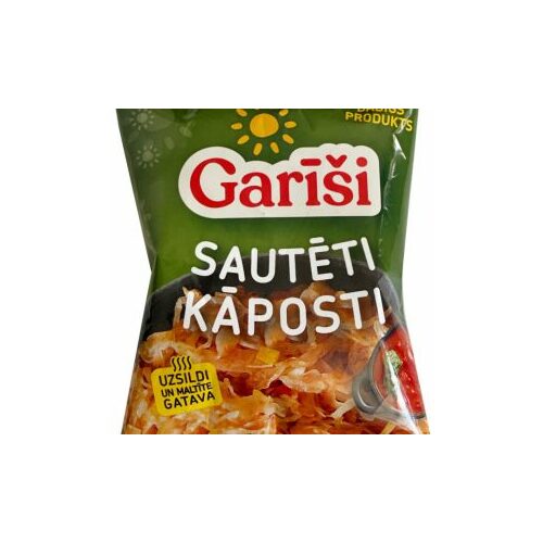 Kāposti sautēti folijā 500g, Garīši
