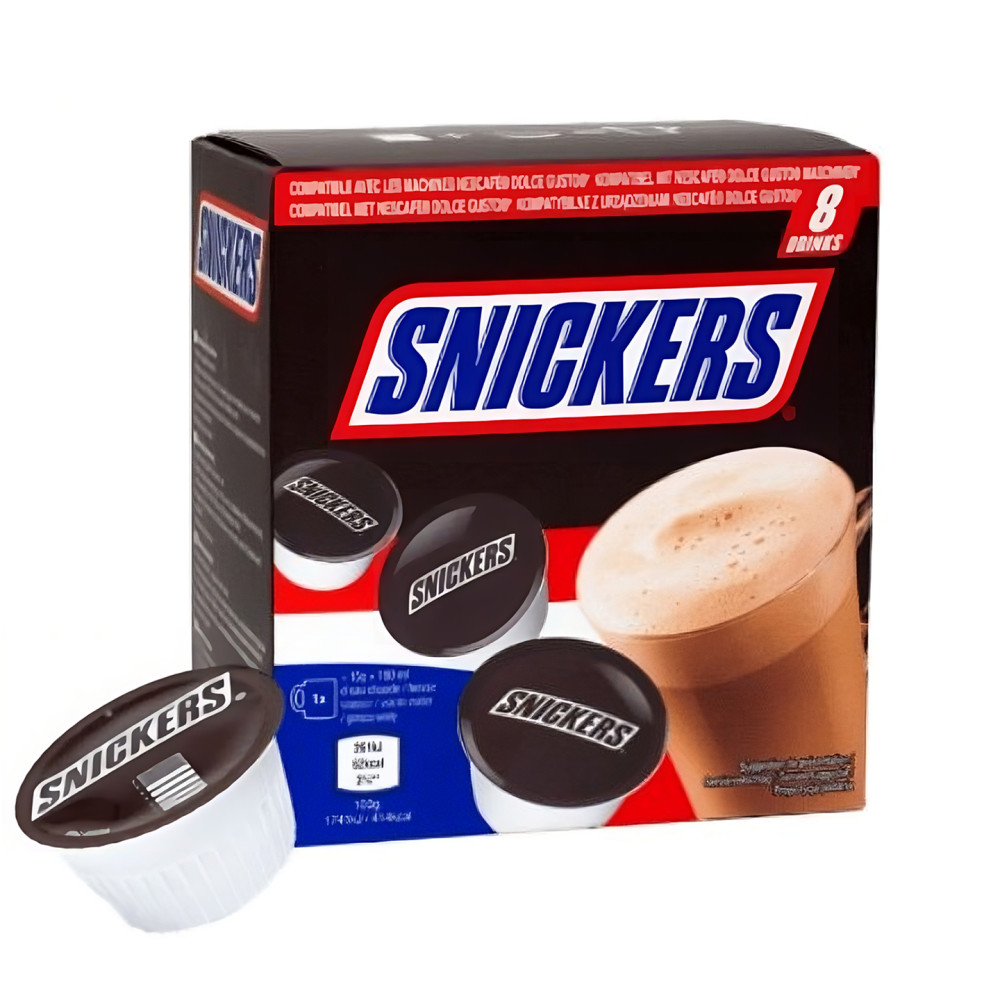 Kapsulas SNICKERS karstā šokolāde (Dolce Gusto Compatible) 8x15g