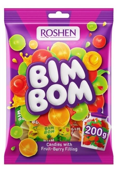 Karameles Bim Bom 200g, Roshen