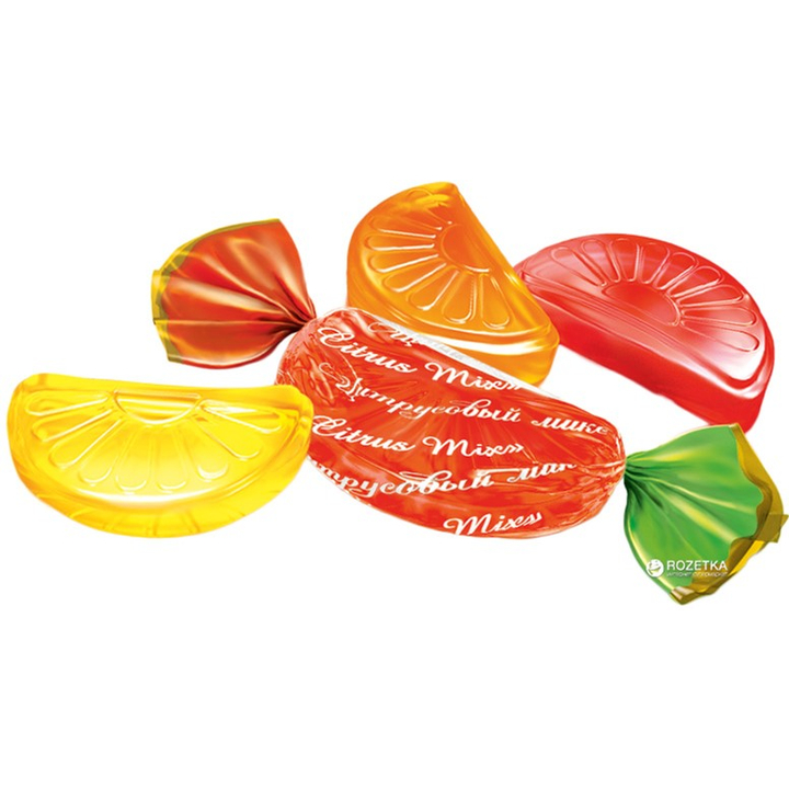 Karameles Citrus Mix, sveramas, Roshen