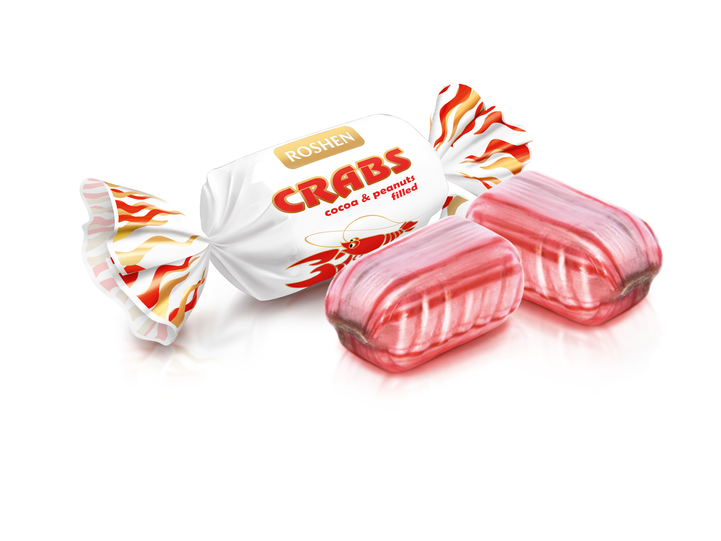 Karameles Crabs, sveramas, Roshen