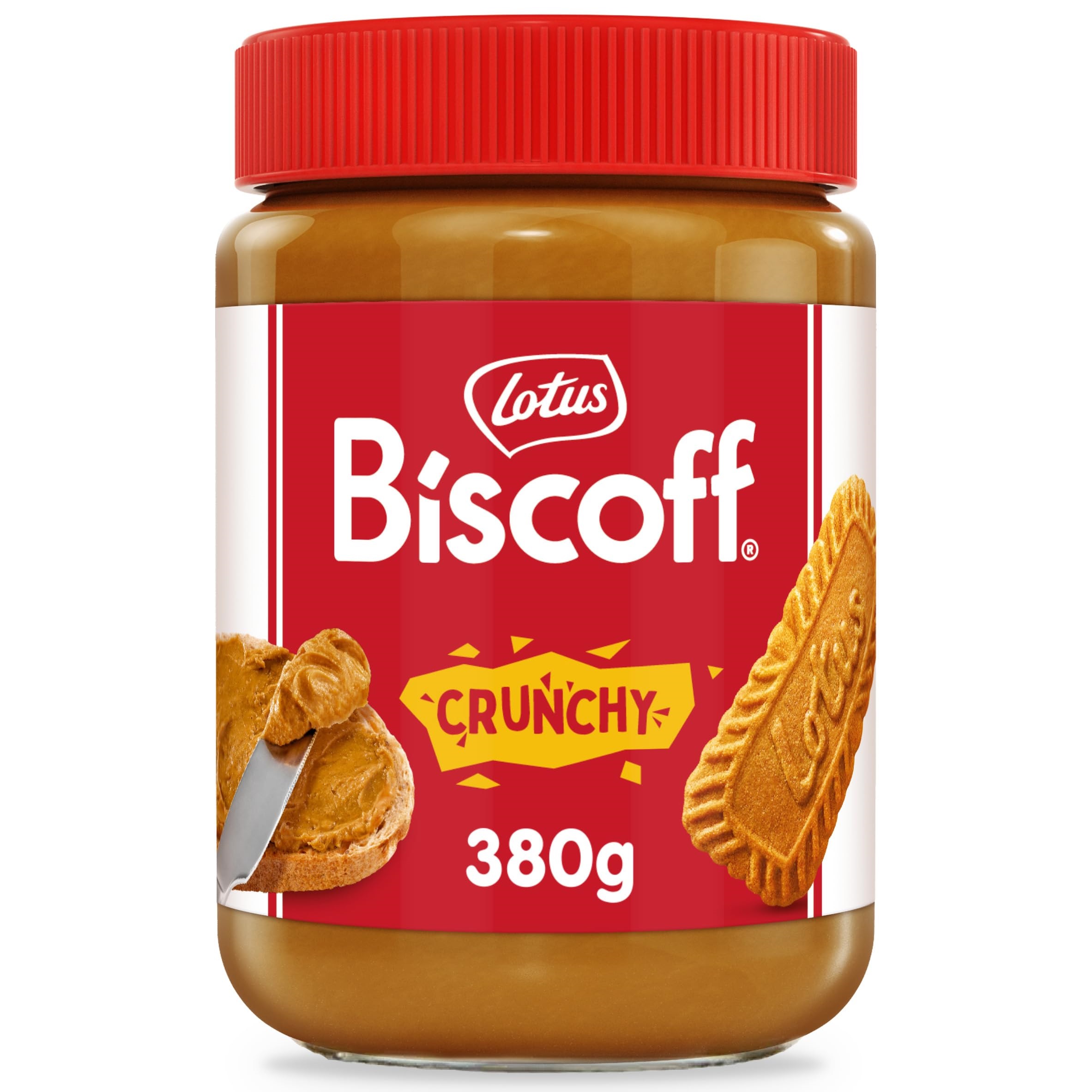 Karamelizētu cepumu krēms Biscoff Crunchy 380g, Lotus