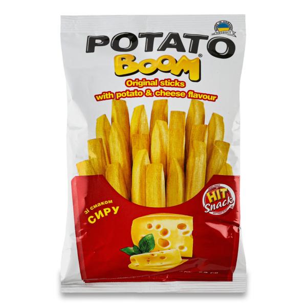 Kart.standziņas Potato Boom ar kart.un siera garšu 50g