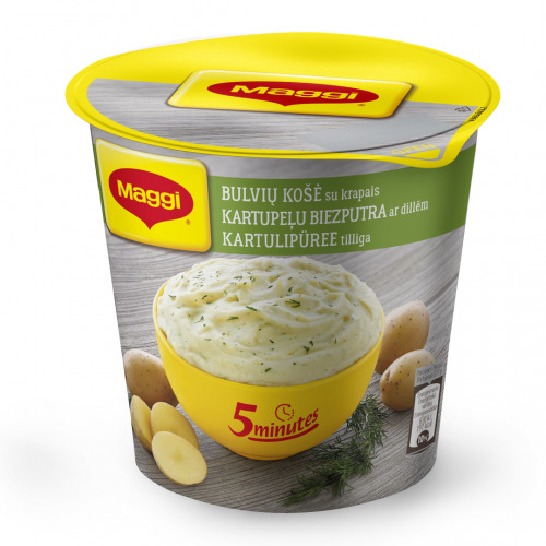 Kartupeļu biezputra ar dillēm 5min 50g, Maggi