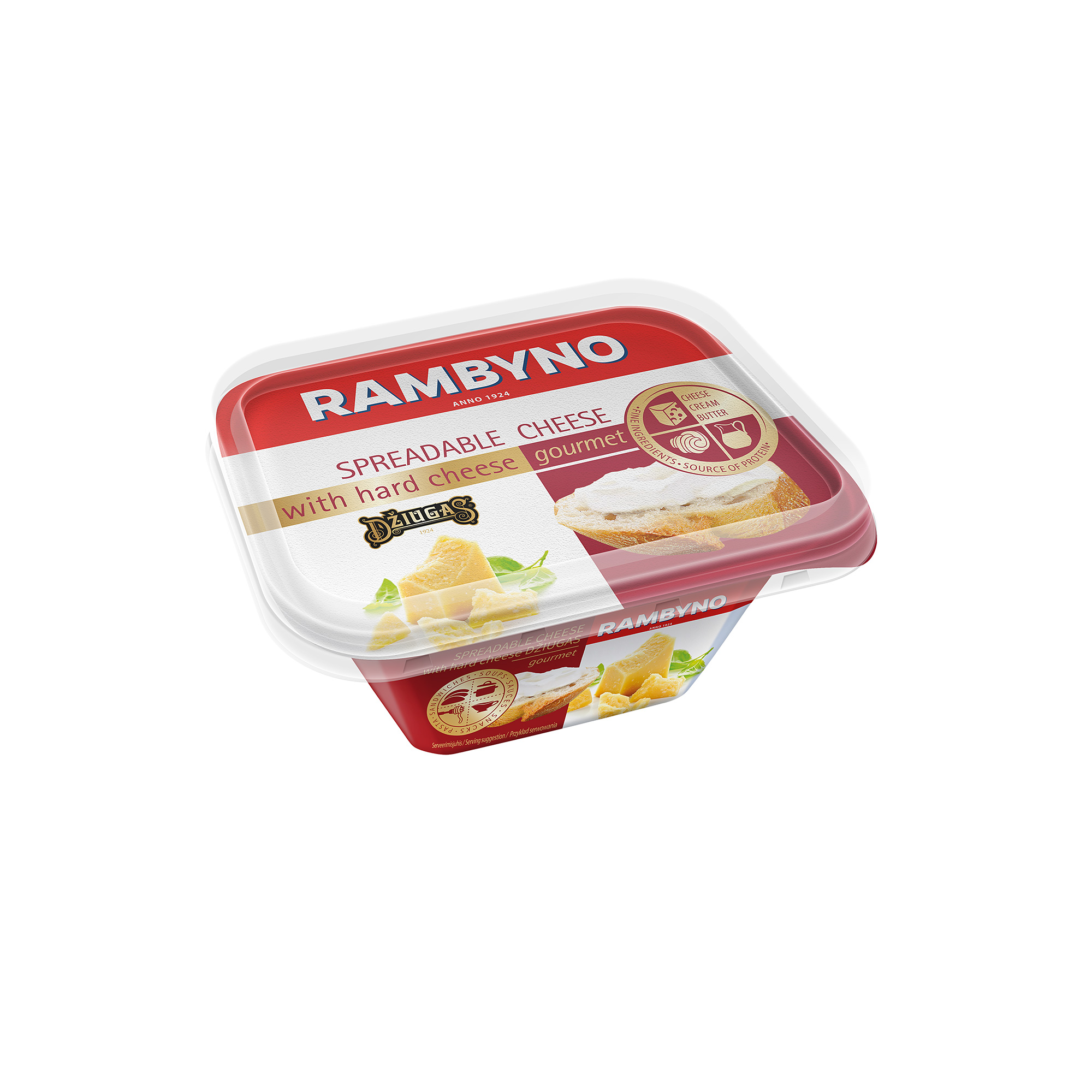 Kausētais siers Džiugas 175g, Rambyno