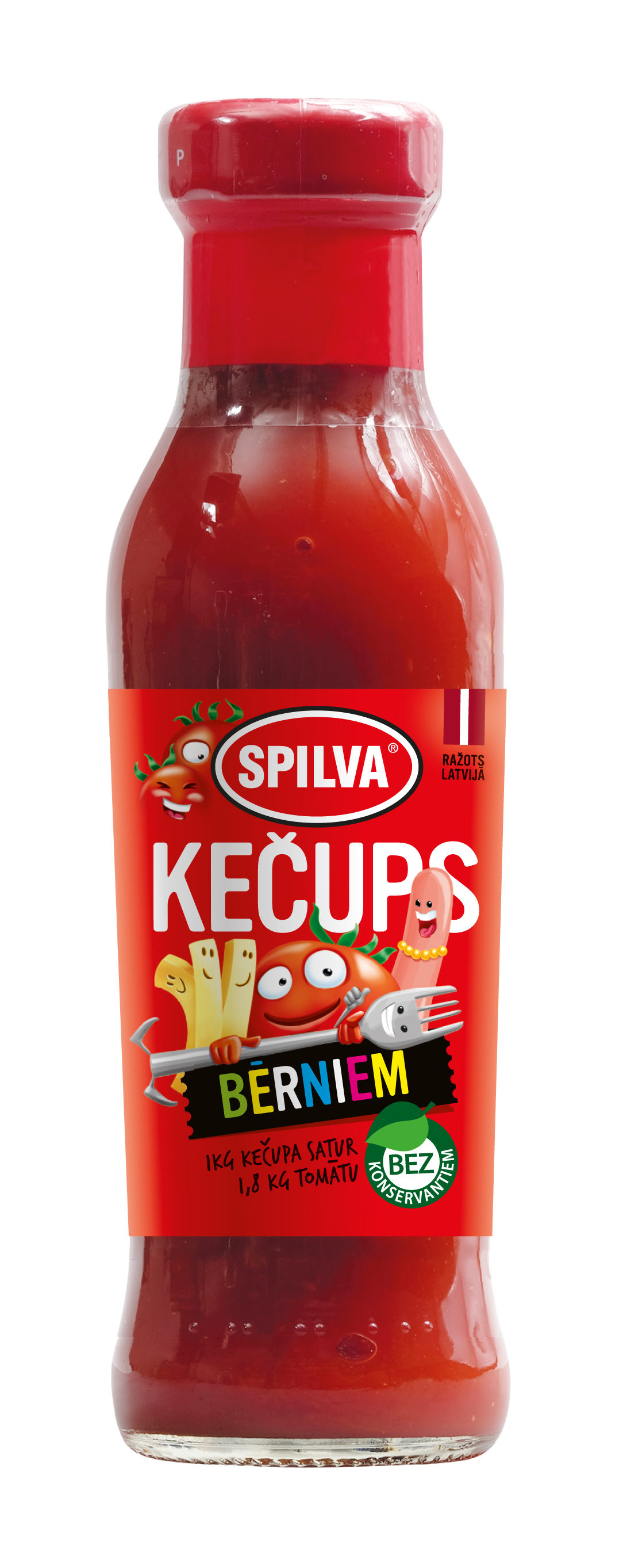 Kečups bērniem 330g, Spilva