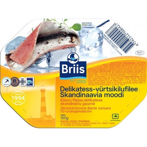 Ķilavu filejas Skandināvu gaumē 170g (120g), Briis