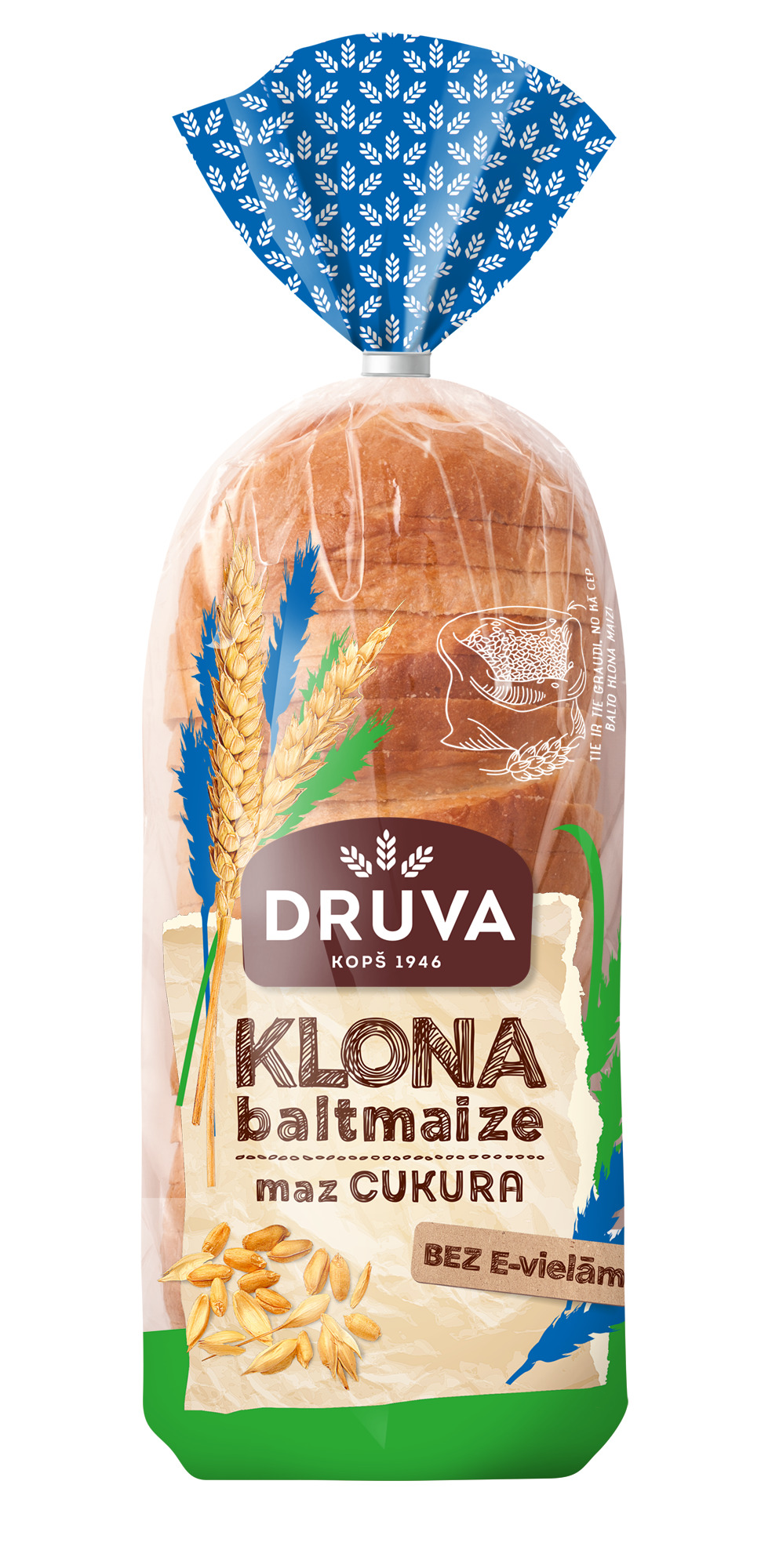 Klona baltmaize 500g, Druva