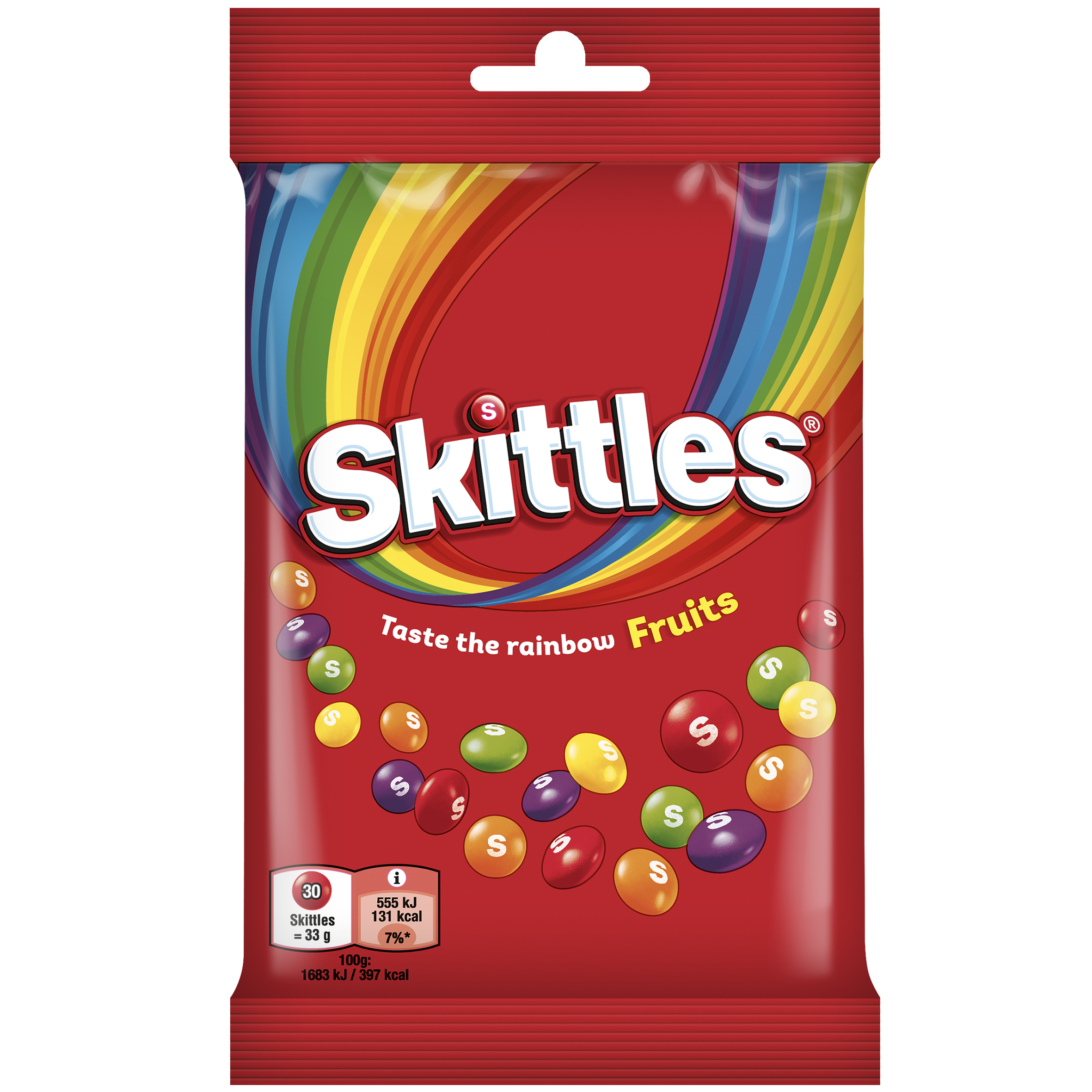 Konfektes Fruits 95g, Skittles