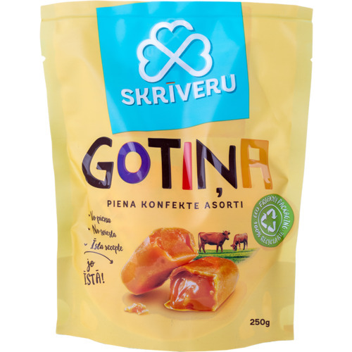 Konfektes Gotiņa assorti 250g, Skrīveru