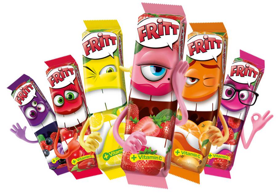 Konfektes košļājamās 70g, Fritt