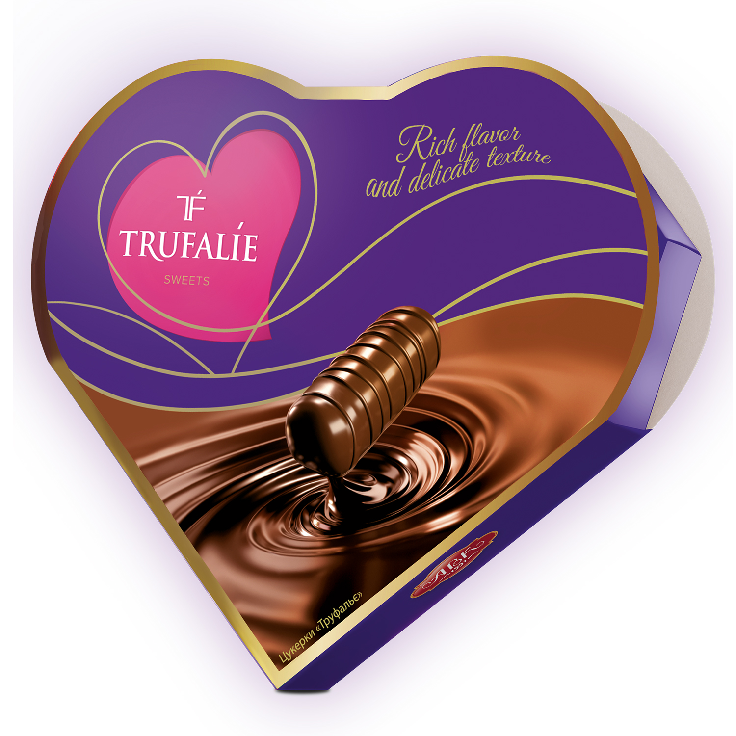 Konfektes Trufalie sirds 124g