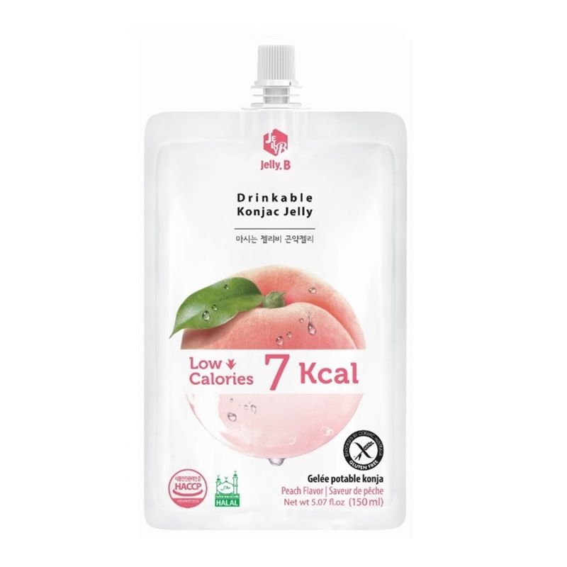 Konjac želeja ar persiku garšu 150ml, Jelly.B