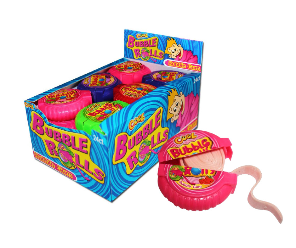 Košļ. gumija Bubble Roll 18g