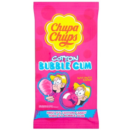 Košļājamā gumija Cotton Bubble gum 11g, Chupa Chups