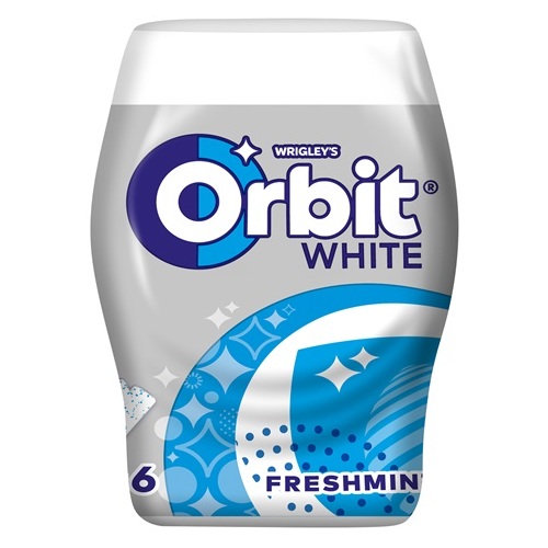 Košļājamā gumija White Fresh Mint 46 gab. 64g, Orbit