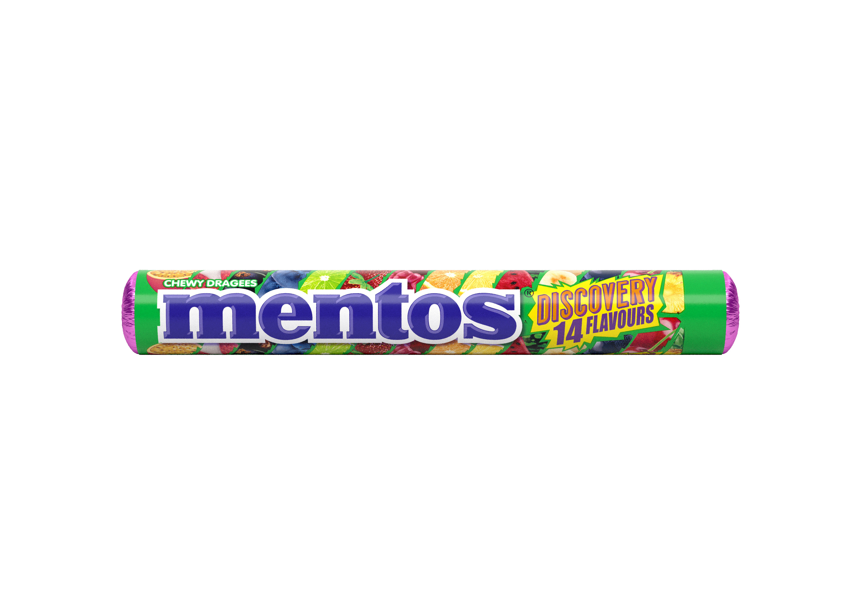 Košļājamās konfektes Discovery 37.5g, Mentos