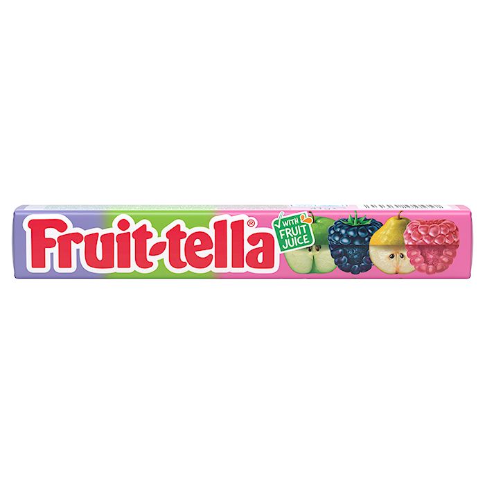Košļājamās konfektes Vegan Garden Fruits 41g, Fruit-tella