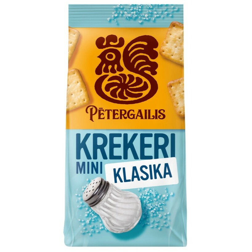 Krekeri Minī sāļie ar sviesta garšu 70g, Pētergailis